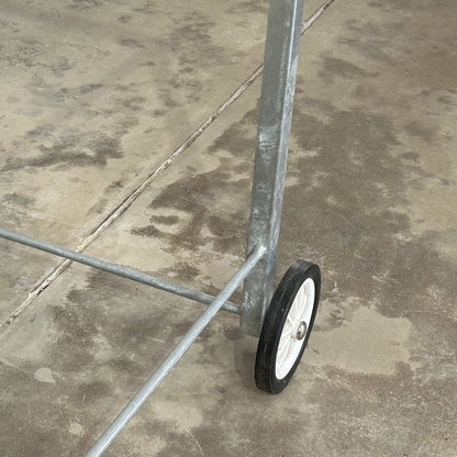 Royal Square Cage Stand With Wheels, Galvanized