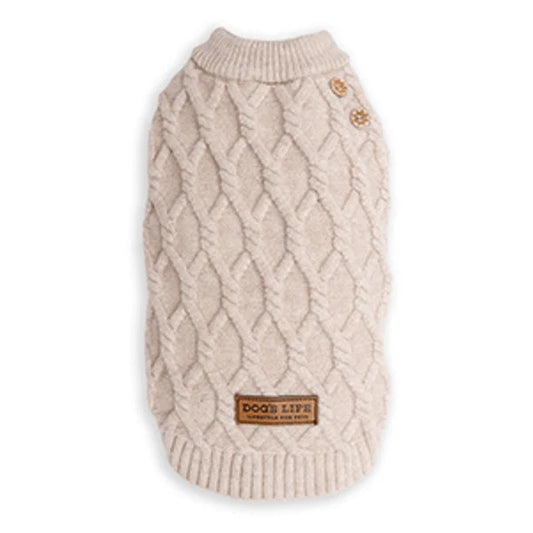 DLWN Cableknit Winter Jumper (Cream)