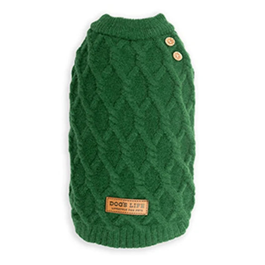 DLWN Cableknit Winter Jumper (Green)