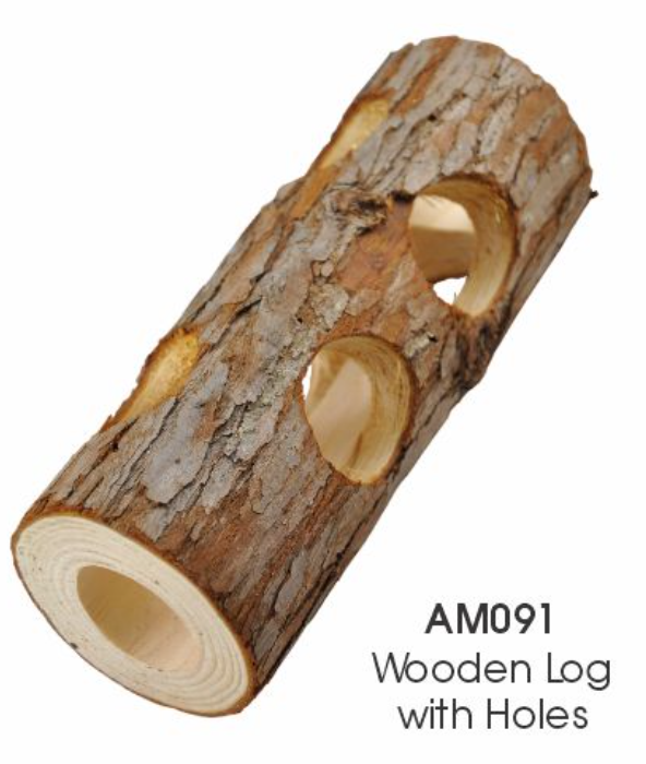 Daro Wooden Log With Holes