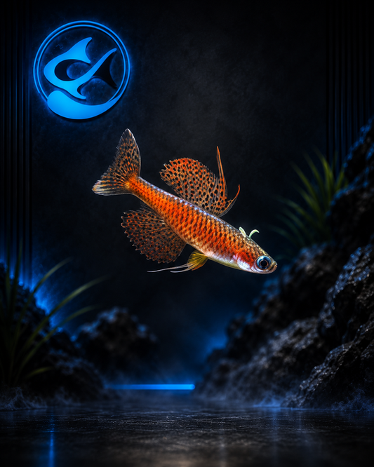 Rainbowfish-Red Neon Blue Eye