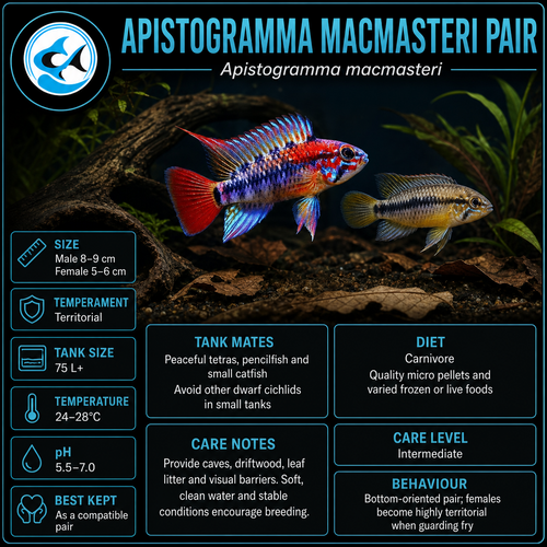 Apistogramma Macmasteri Pair