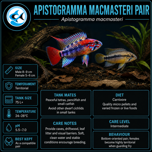 Apistogramma Macmasteri Pair