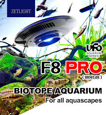 Zetlight Algae Bursting Lamp Rainforest Freshwater Aquatic Plant LED - UFO F8 Pro