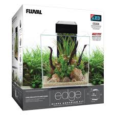 Fluval Edge 46L Led Aquarium(Black Gloss)