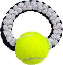 Supa-Chew Cotton Ring With ball