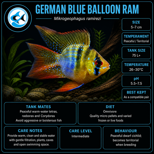 Ramirezi-German Blue Balloon