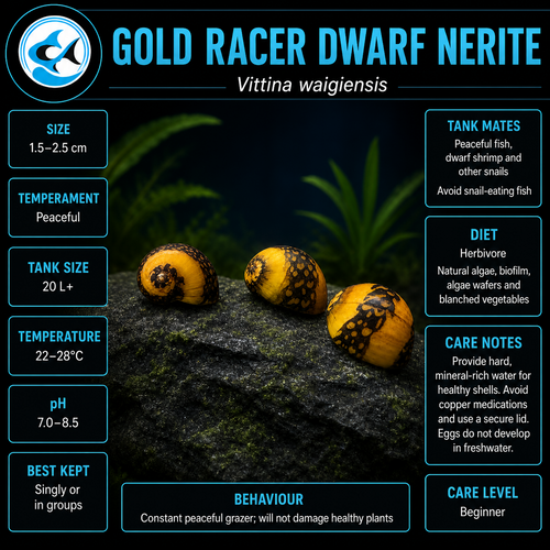 Nerite-Dwarf Gold Racer