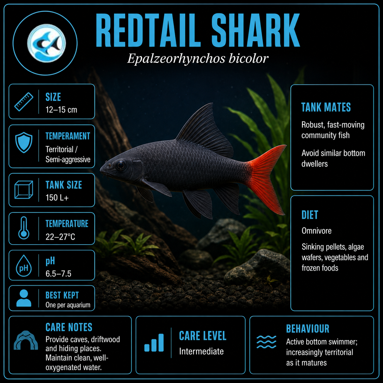 Shark-Redtail (40-50mm)