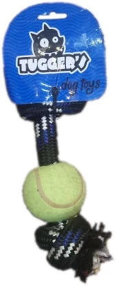 Tuggers Bone & Tennis Ball Rope Toy