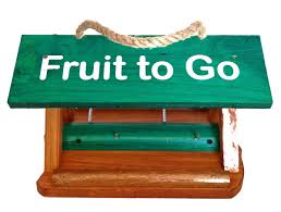 Elaine's fruit to go feeder