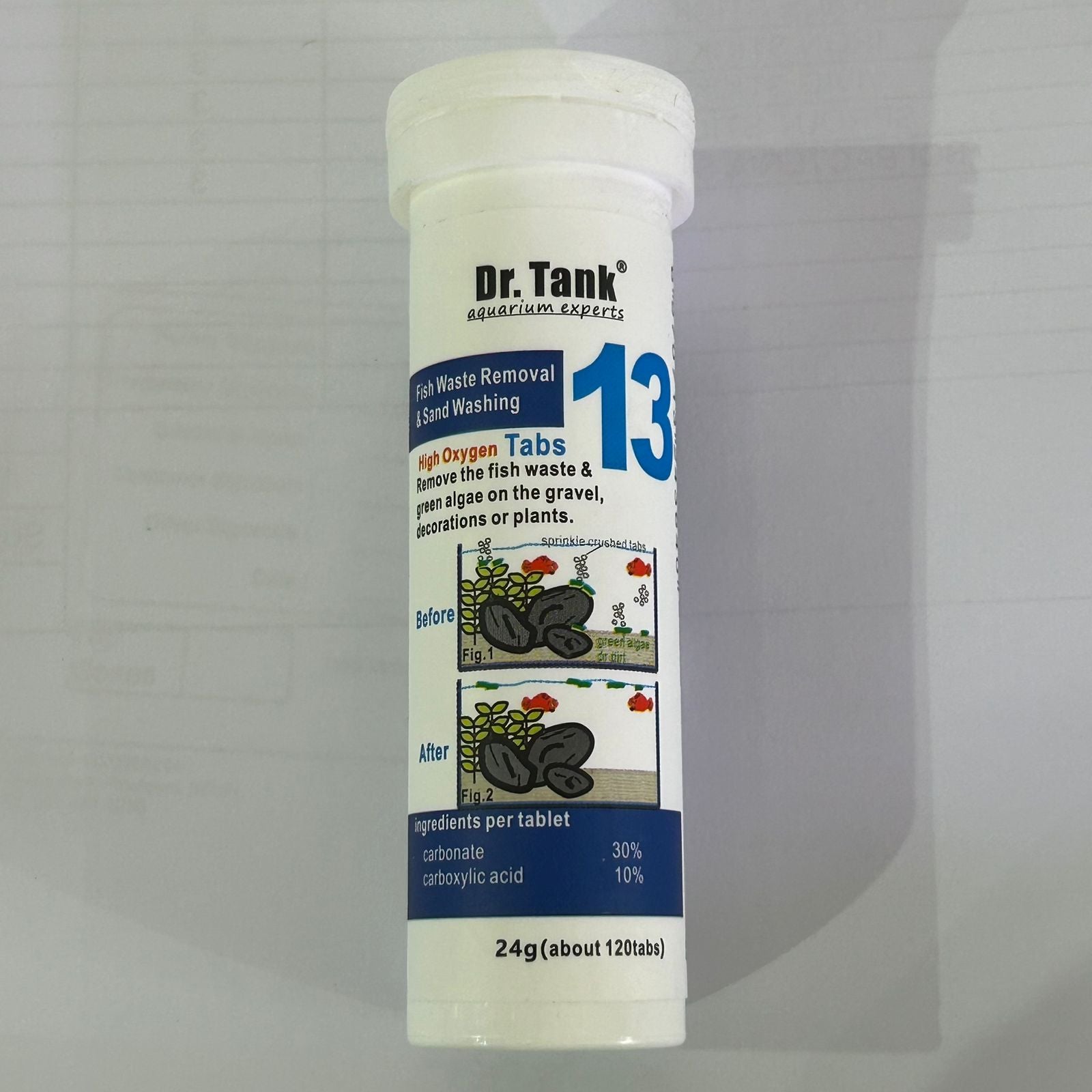 Dr Tank 13. Fish Waste Removal 120 tabs