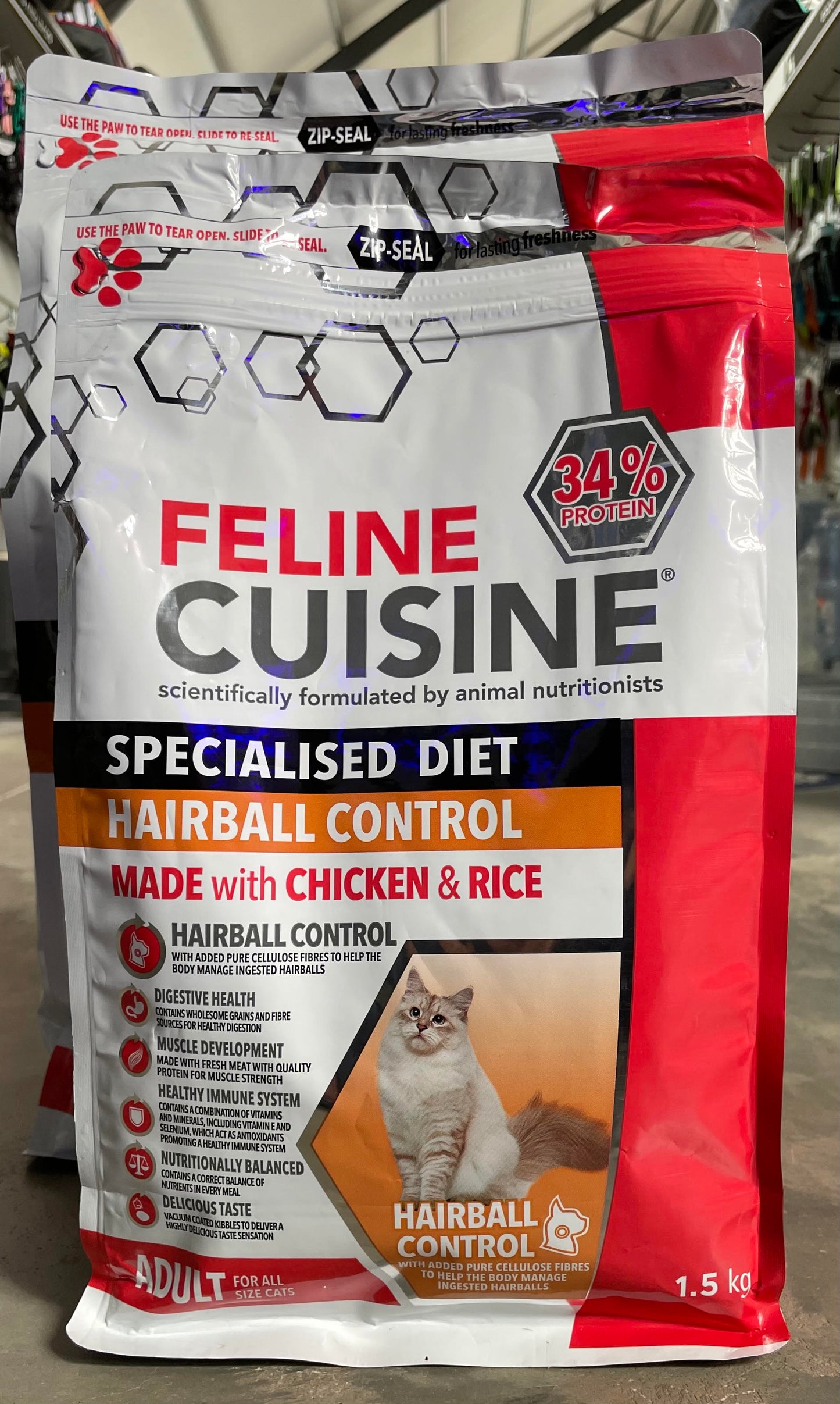 Feline Cuisine Hairball Control Dry Food