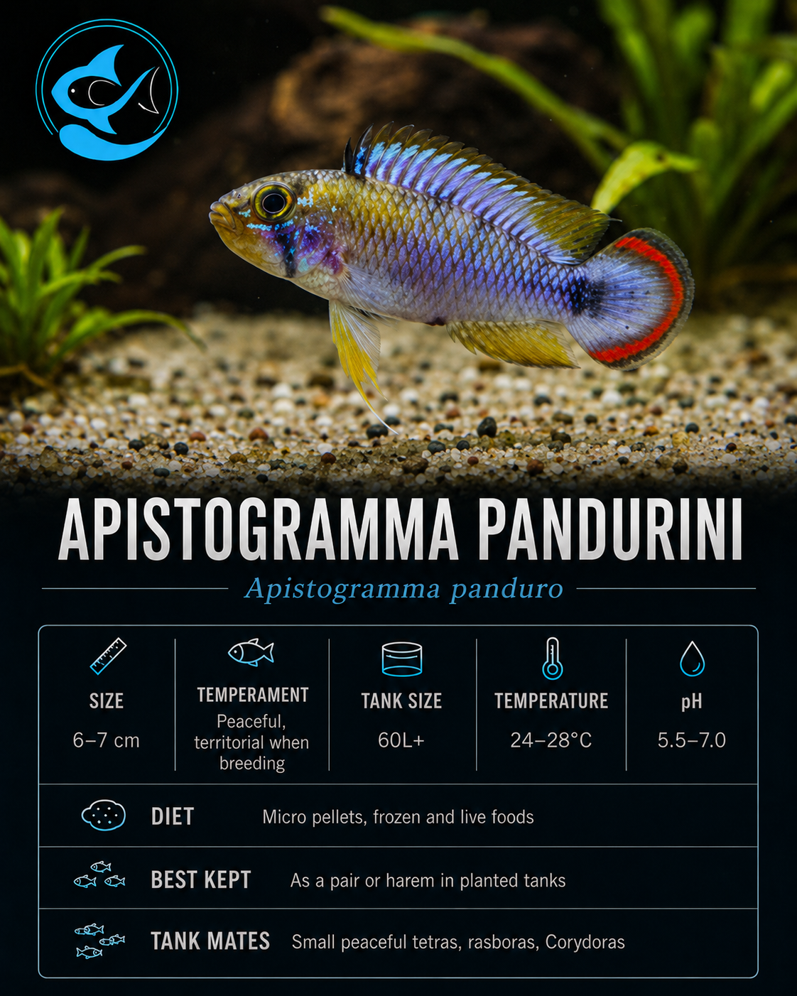 Apistogramma-Pandurini(30mm)