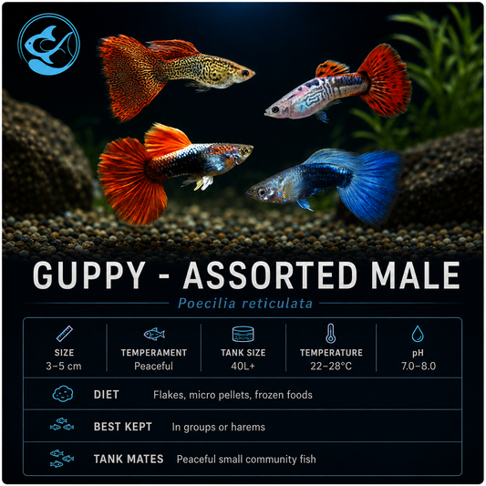 Guppy-Assorted Male