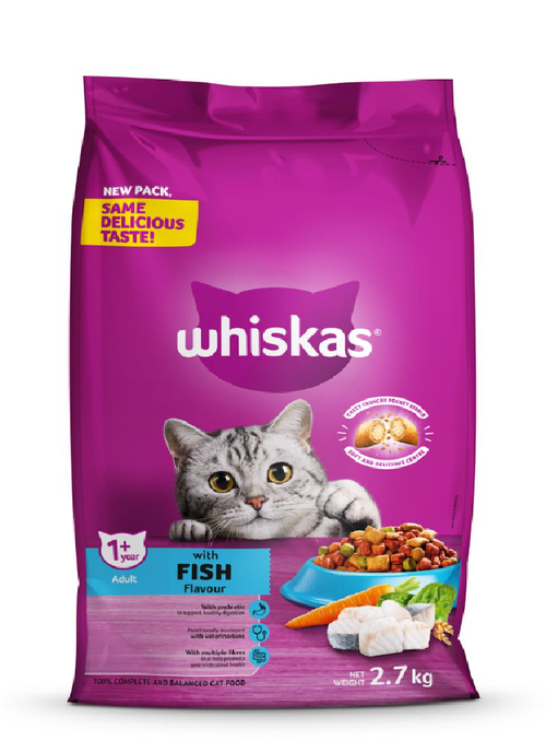 Whiskas Dry Adult - Fish