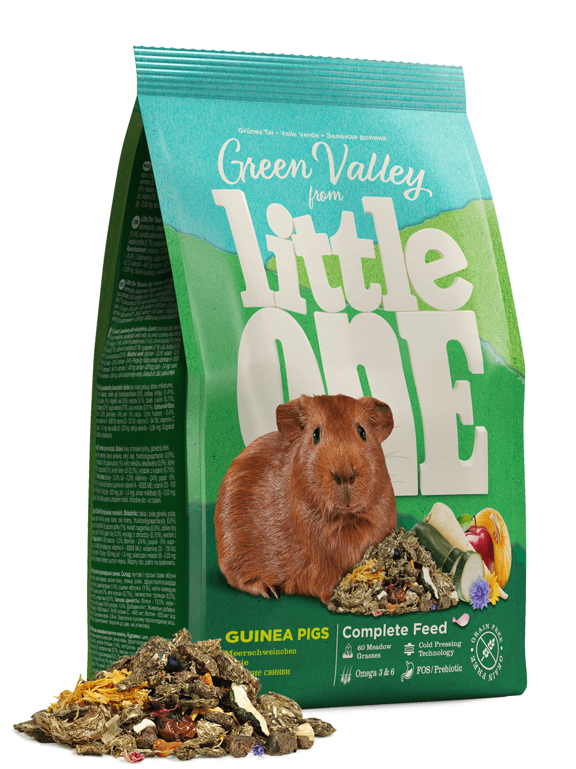 Little One GreenValley Fibre Food - Guinea Pig 750g