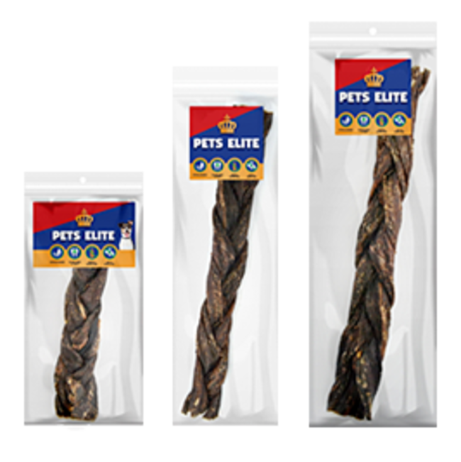 Pets Elite - Beef Plaits Large