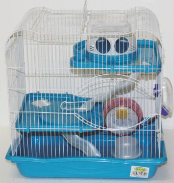 Hamster Cage 2-Storey w/ Fun House - HAC370