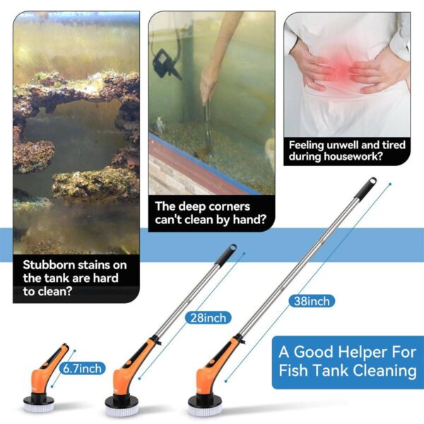 Hygger 6 in 1 Cleaning Brush