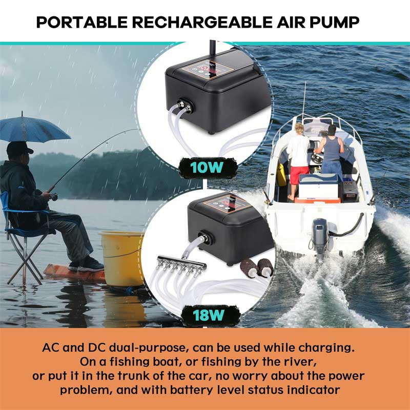 Hygger AC/DC Air Pump