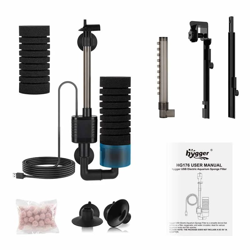 Hygger USB Sponge Filters