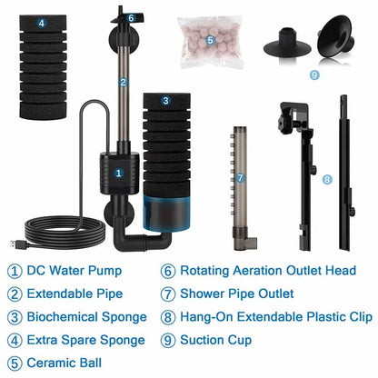 Hygger USB Sponge Filters