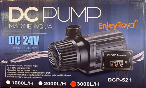 EnjoyRoyal DC Pump 28W 3000l/h (with controller)