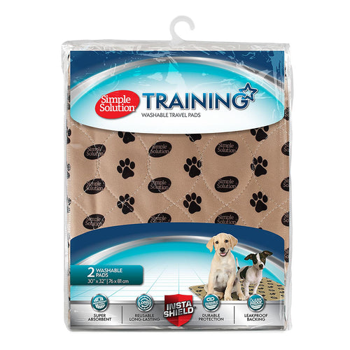 Simple Solution Washable Training & Travel Pads 2pc - Medium