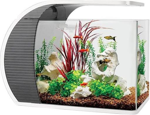 Hygger ARC Shaped Aquarium Kit