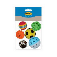 Daro Cat Toy Value Pack- 6pc Balls