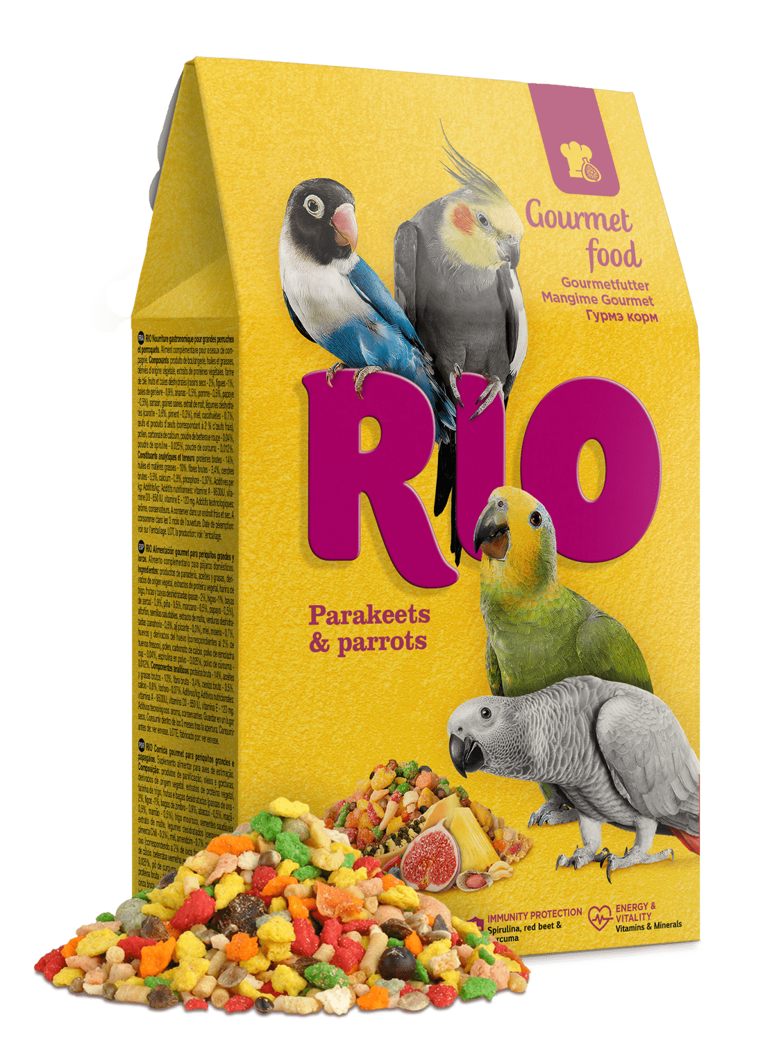 Rio Gourmet Food - Parakeet & Parrots 250g