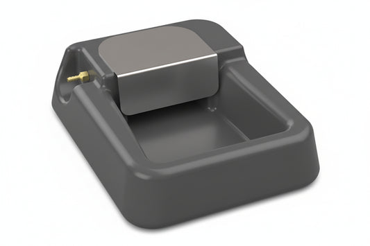 Self Filling Pet Water Drinker & Float Valve - Grey