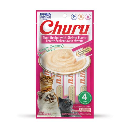 Churu Creamy Cat Treat - Tuna with Shrimp