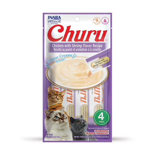 Churu Creamy Cat Treat - Chicken & Shrimp
