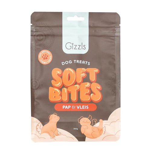 Gizzls Soft Bites Pap En Vleis