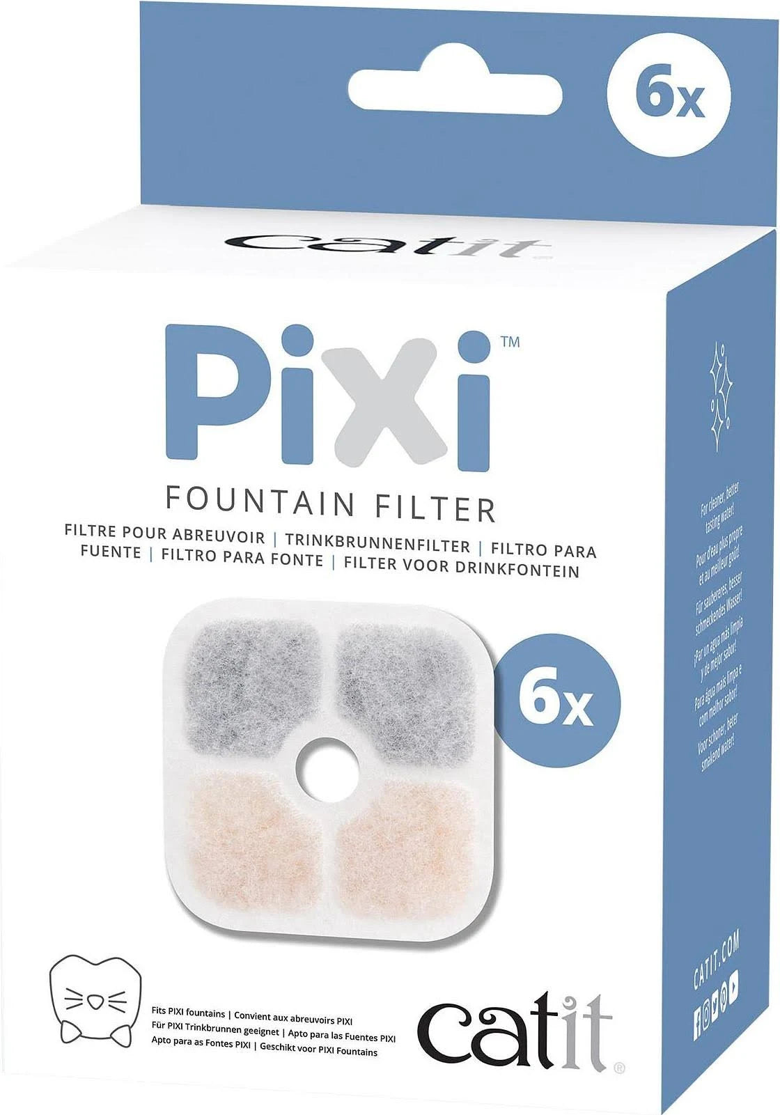 Catit Pixi Fountain Cartridge 6 pack