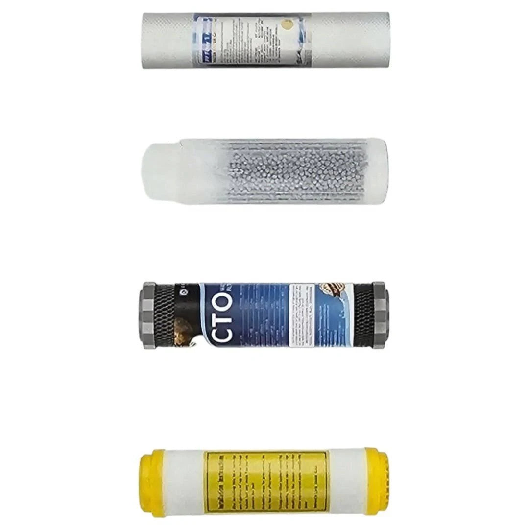 AQUARIUM WATER FILTER 4STAGES UNIT FOR DECHLORINATION & SOFTENED WATER