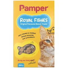 Pampers Royal Fishies Biscuit  Cat treats