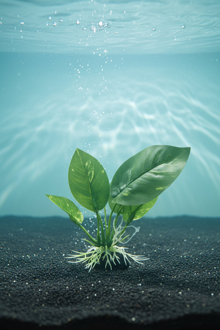 Silk Plant Green Round leaf 4'