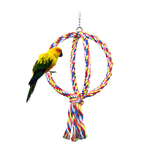 Parrot Kabob Double Ring Rope Toy