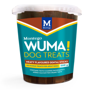Montego Wuma Meaty Flavored Dental Sticks 500g