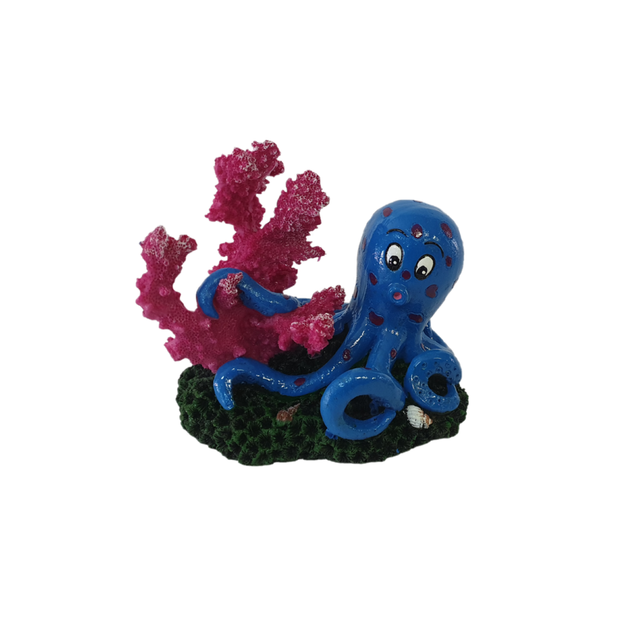 Akwa Blue Octopus Ornament - AO0079