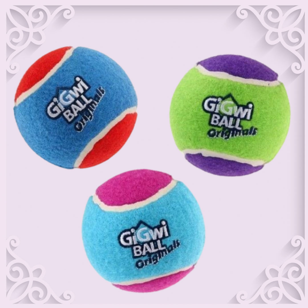 Gigwi Medium Tennis Ball 3pc