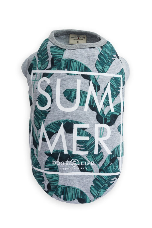Dogs Life Summer Tee - Grey