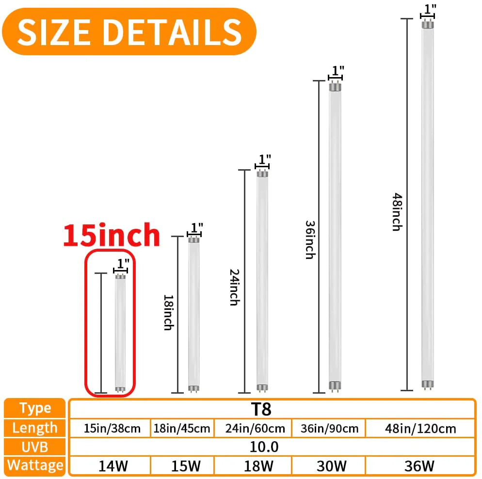 Lucky Herp UVB10.0 T8 Fluorescent Lamp 36watt