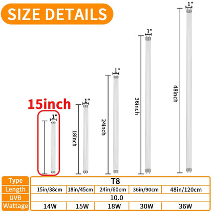 Lucky Herp UVB10.0 T8 Fluorescent Lamp 36watt