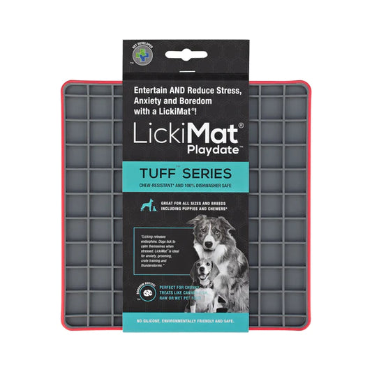 LickiMat Playdate Tuff Red