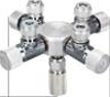 Multiple CO2 Regulator Connector 1 To 4 Multi-way