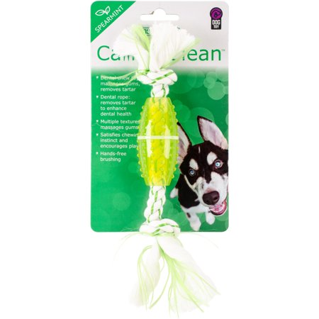 Canine Clean Rope With Tpr Tube 6"